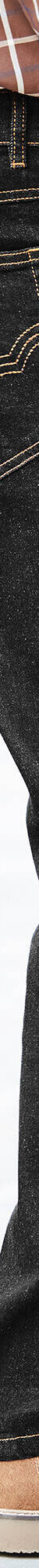 Jean coupe 5 poches extensible coton - entrej. 72 cm (black) Jean coupe 5 poches extensible coton - entrej. 72 cm (black)